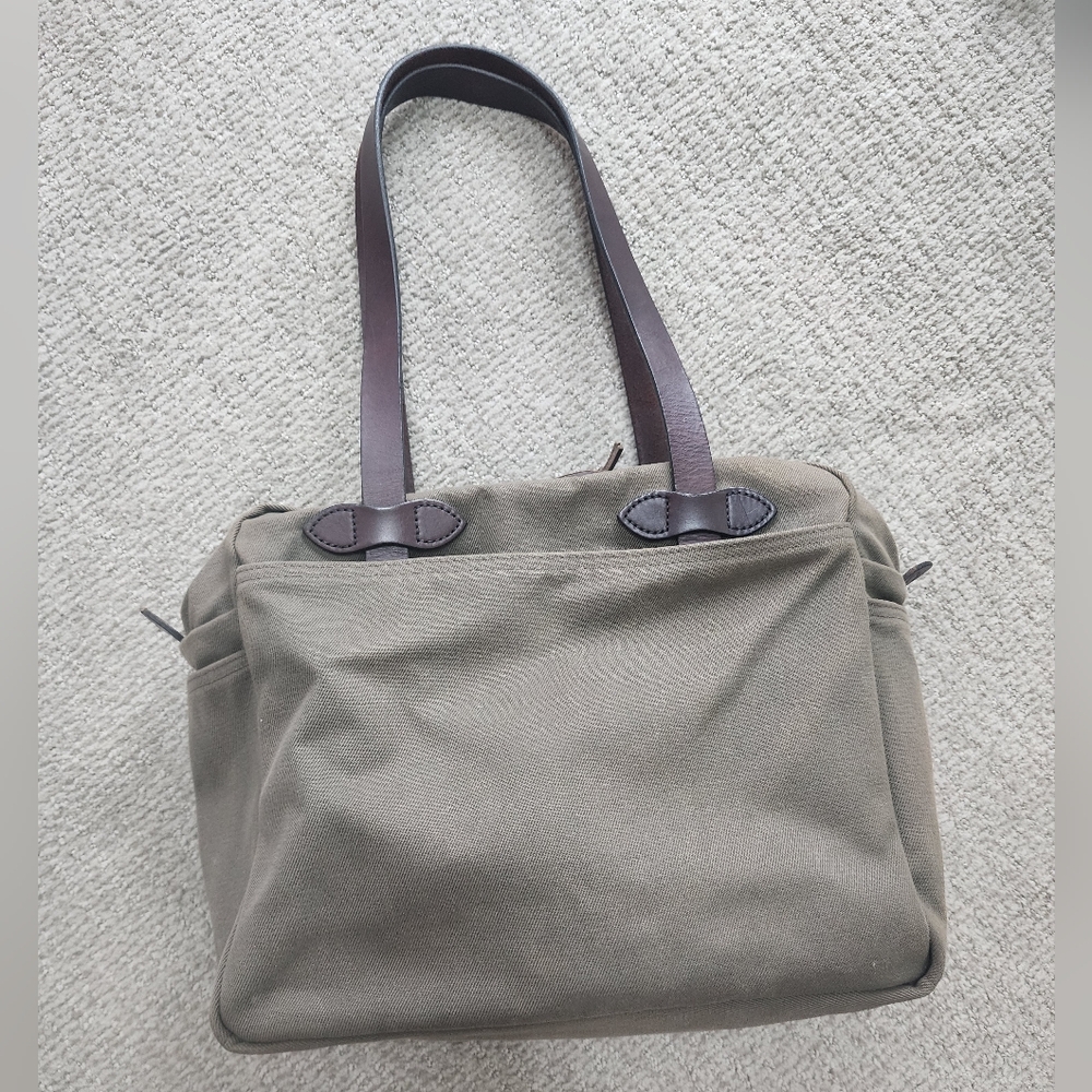 Filson Rugged Twill Tote Bag w/ Zipper - Made in USA